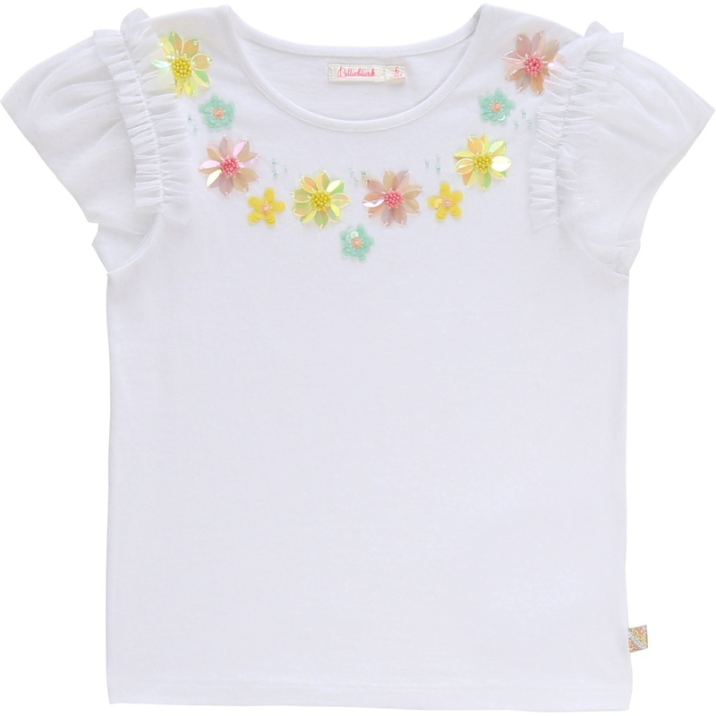 Billieblush T-Shirt Ceremonie White
