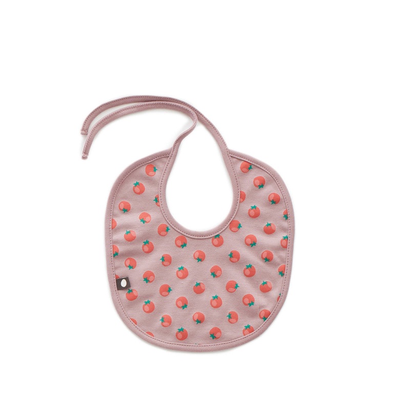 Oeuf Small Bib Tomato Print OS