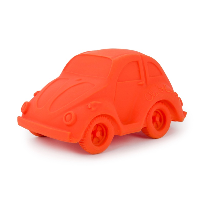Oli & Carol Carl The Car XL Orange Teether