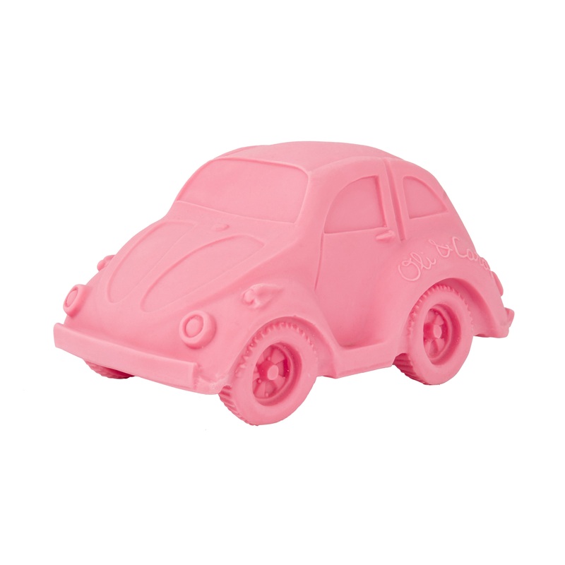 Oli & Carol Carl The Car XL Pink Teether