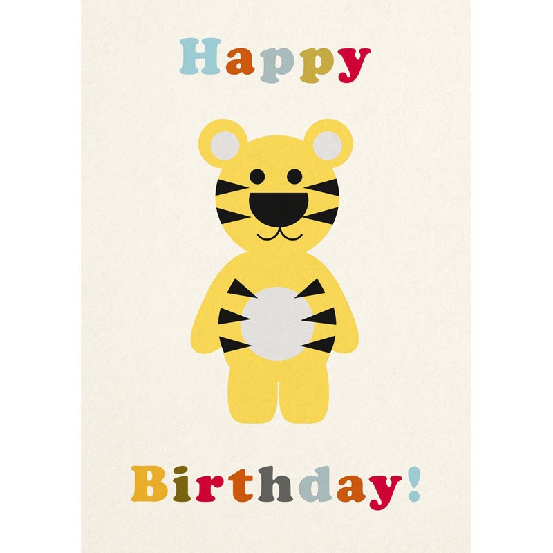 Rex Jelly Cubs Happy Birthday Card