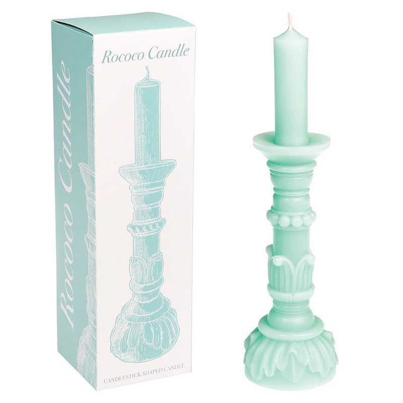 Rex Mint Green Rococo Candle