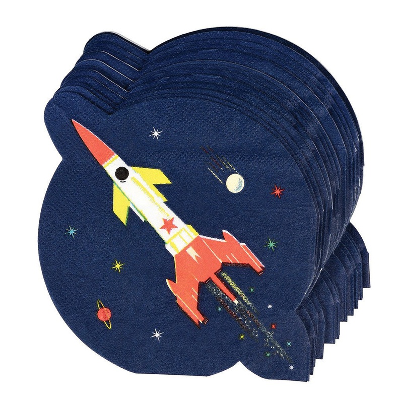 Rex Pack of 16 Space Age Napkins