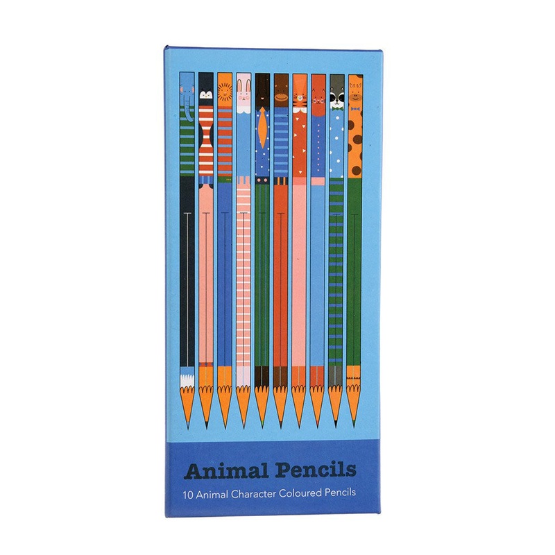 Rex Ten Animal Colour Pencils