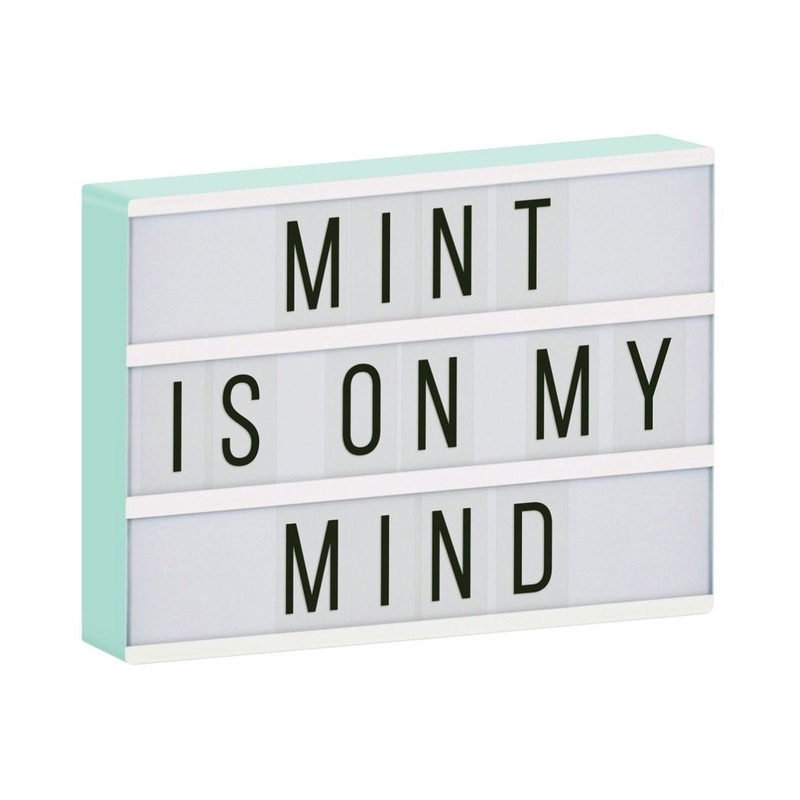 A Little Lovely Company Lightbox A4 - Mint