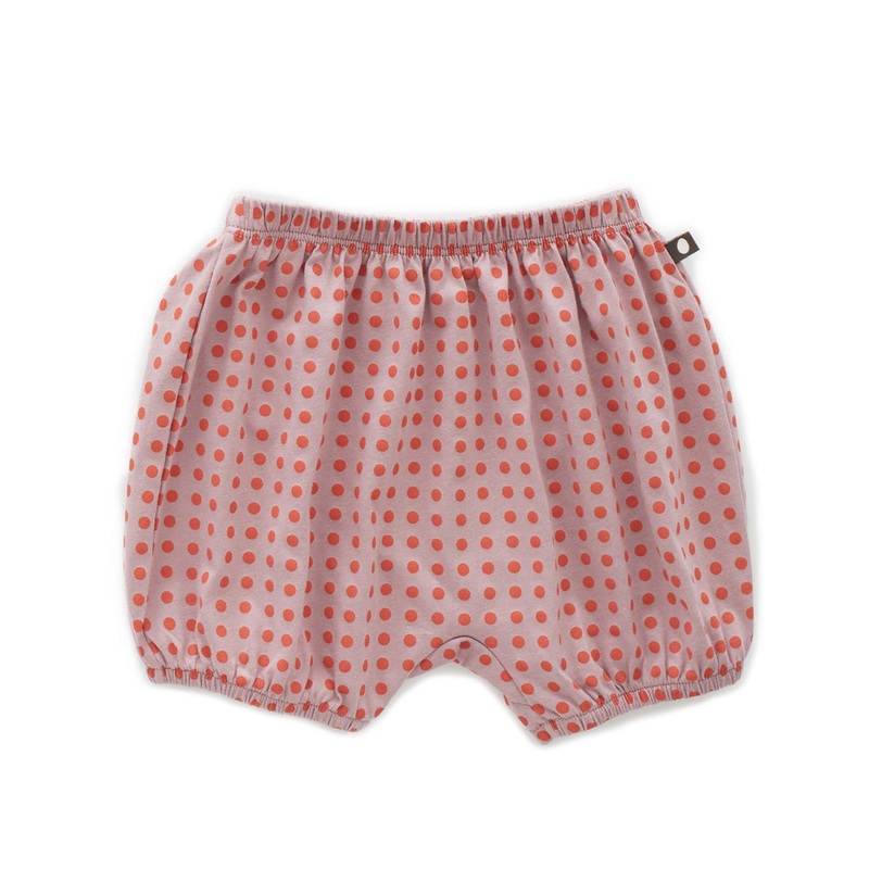 Oeuf Bubble Shorts Mauve Dots/Autumn Glaze
