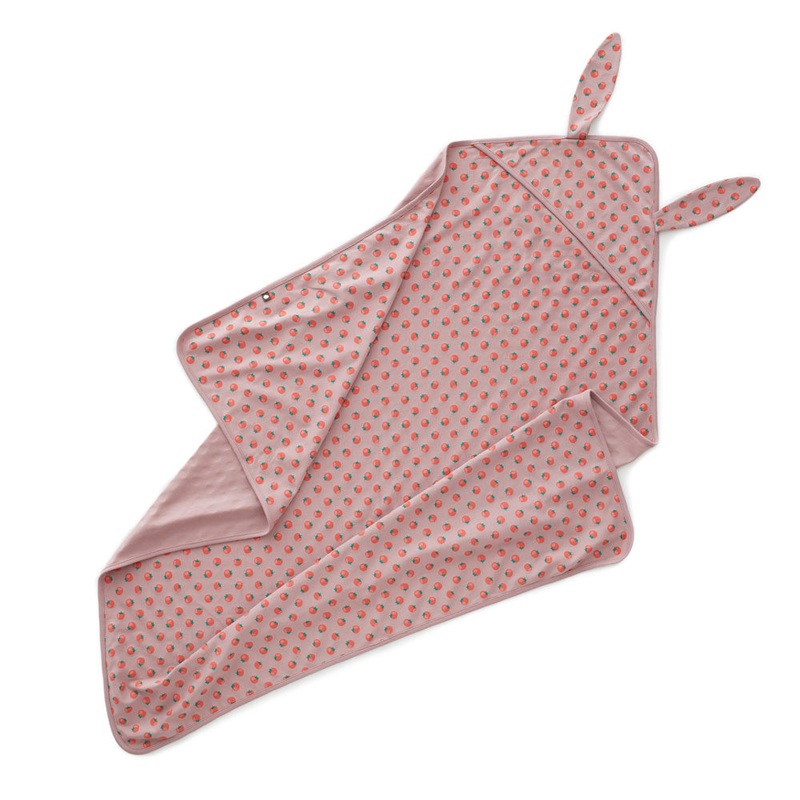 Oeuf Bunny Blanket Tomato Print OS