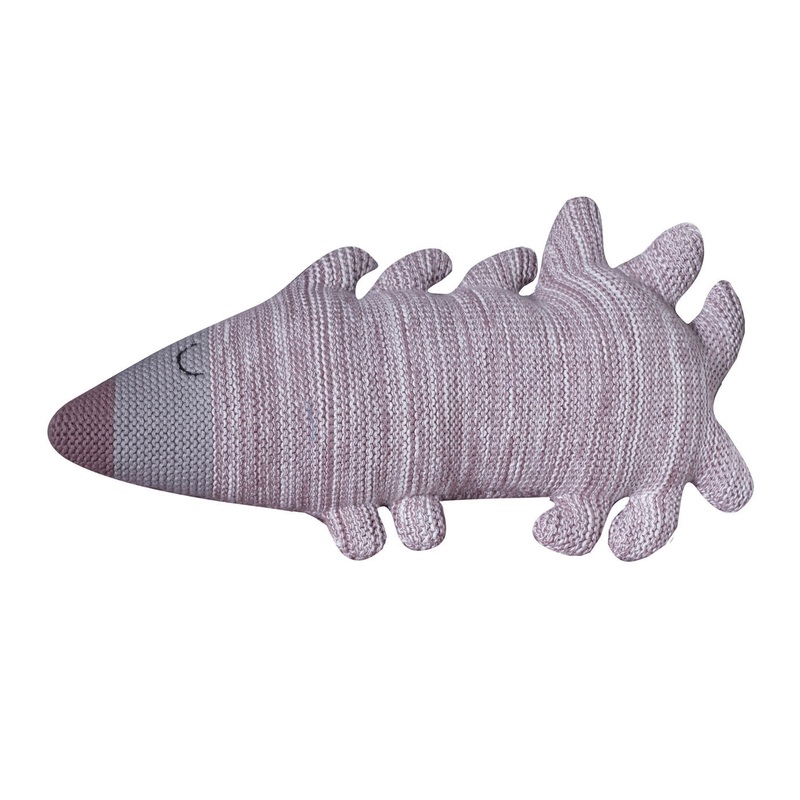 Quax Knitted Toy - Hedgehodg Pewter
