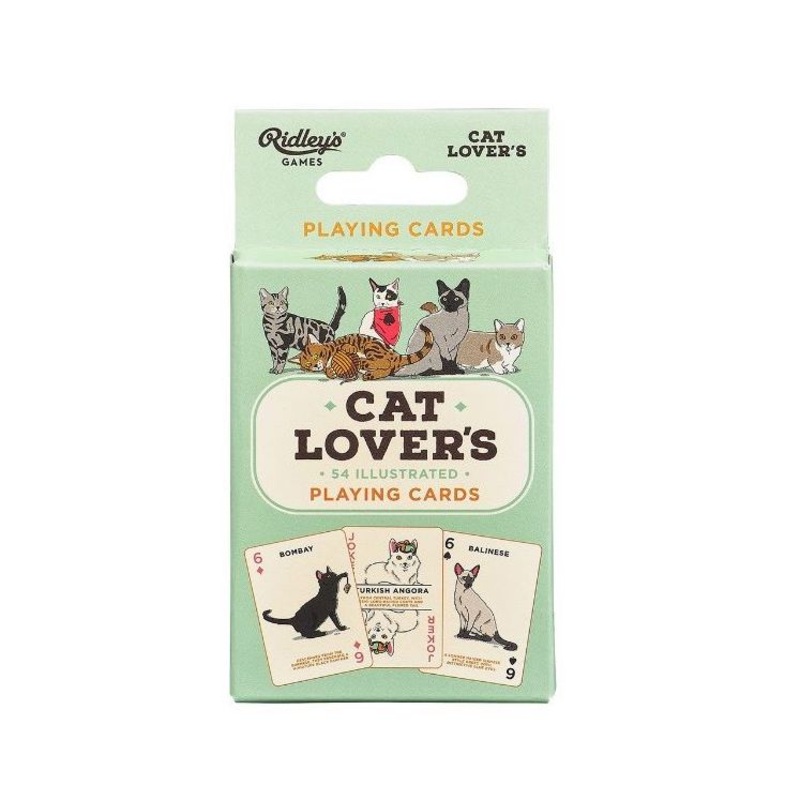 Ridley's Game Cat Lover's Playing Cards