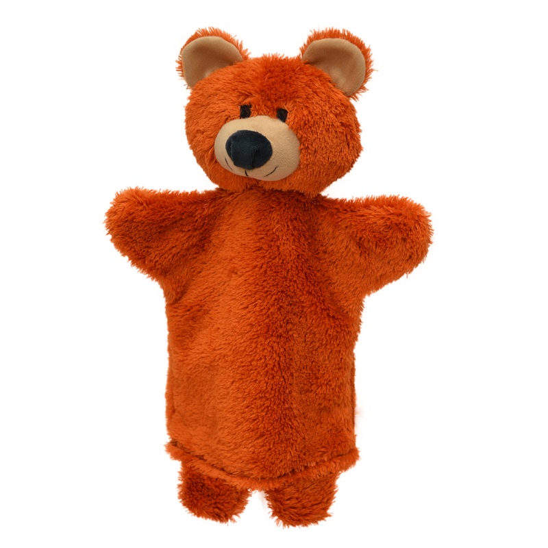 Bass & Bass Baby Hand Puppet Comforter Bear