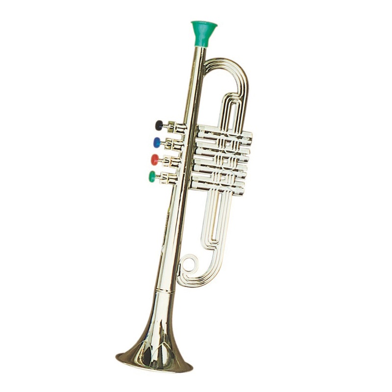 Bass & Bass Trumpet 38cm with 4 Key in Metalized Plastic Color