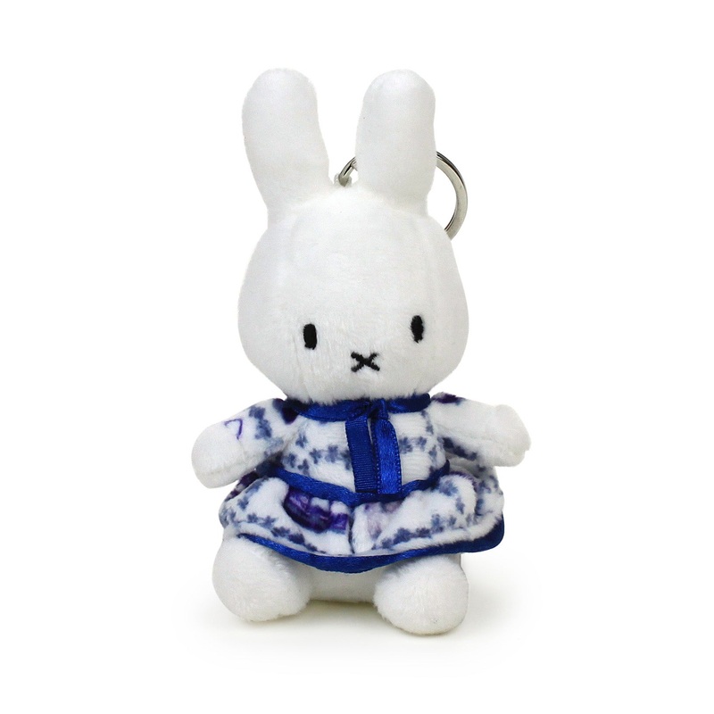 Miffy Delft Blue Dress Keychain