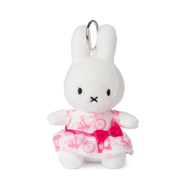 Miffy Pink Dress Keychain - 10cm