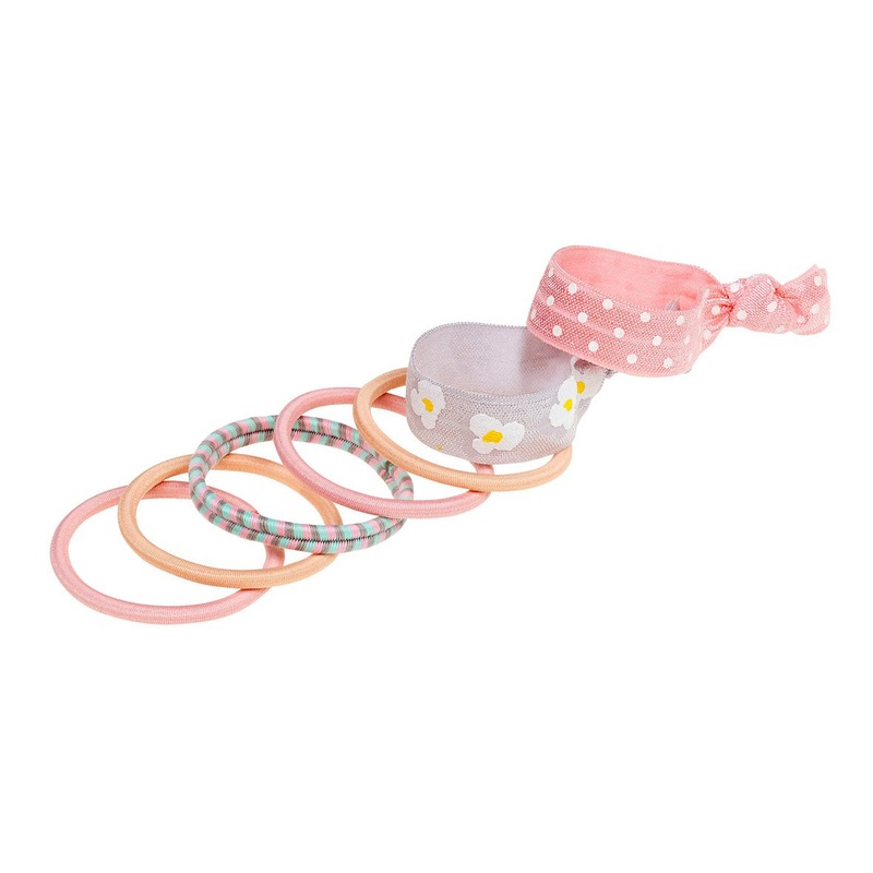 Souza 7pcs Hair Elastic Jisca Salmon L. Pink