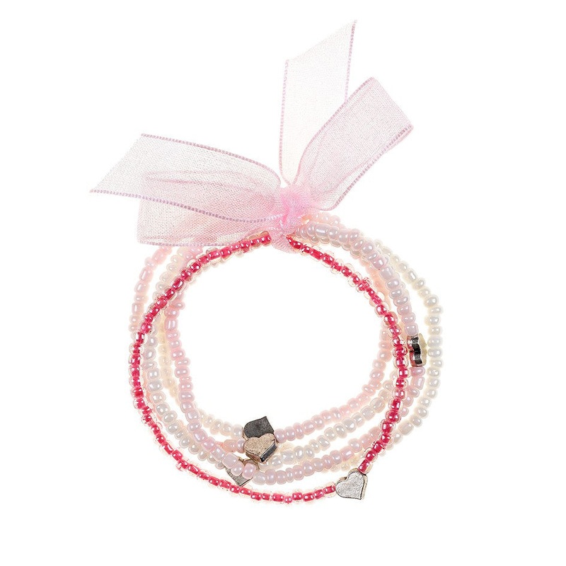 Souza Bracelet Mare 5 Strands Pink Off White