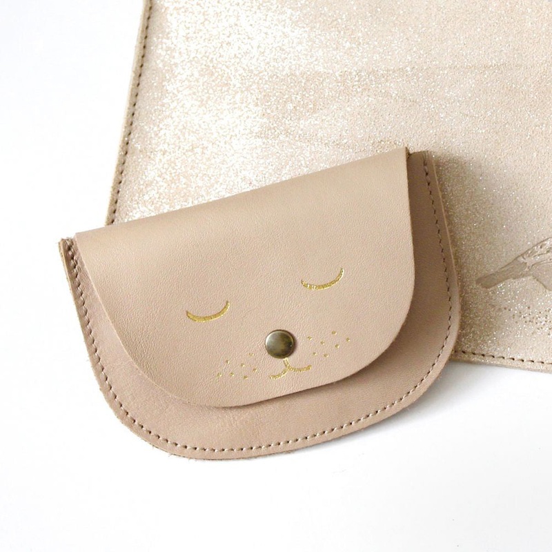 Barnabe aime le caf Cat Purse Biscuit