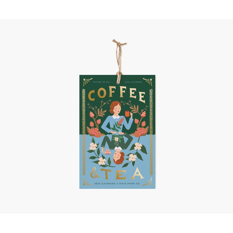 Rifle Paper Co 2020 Coffee & Tea Wall Calendar