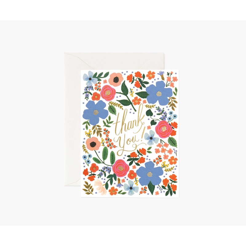 Rifle Paper Co Wild Rose Thank You Card