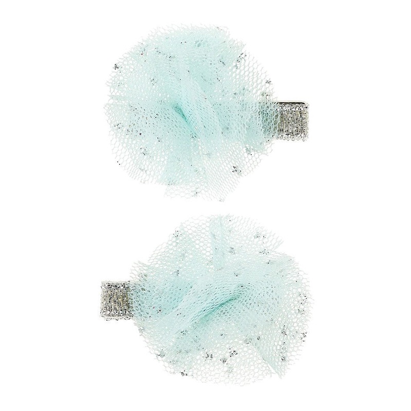 Souza 2pcs Hair Claws Lauren L.Blue Flower