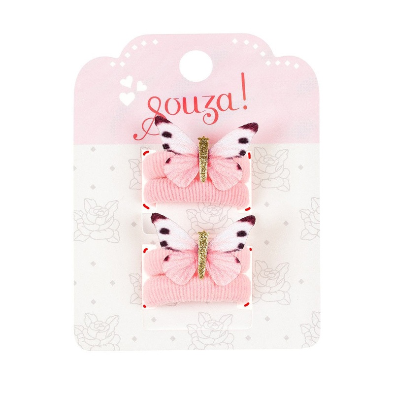 Souza 4pcs Hair Elastics Inaya Salmon