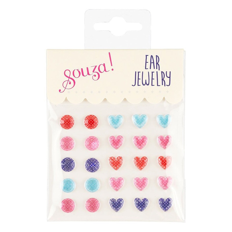 Souza Ear Stickers Dots + Hearts