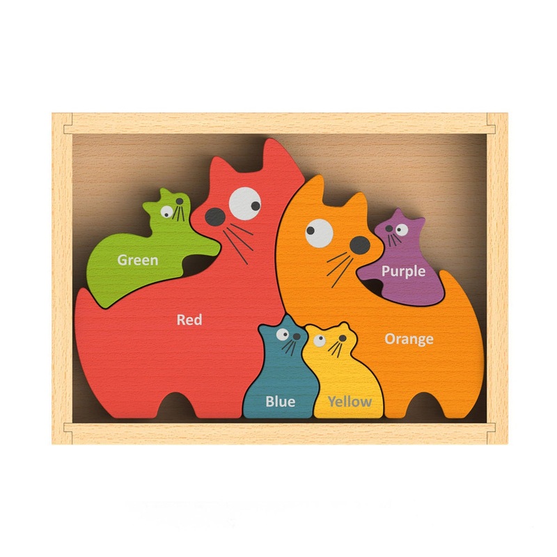 BeginAgain Cat Family Puzzle