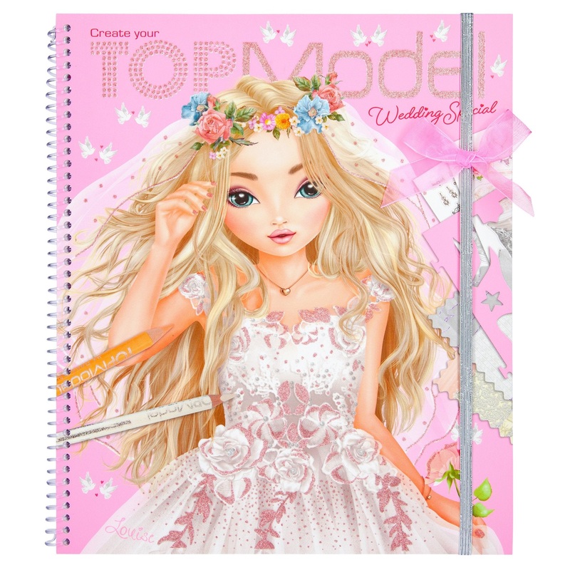 Depesche Create Your Wedding Special Topmodel Colouring Book