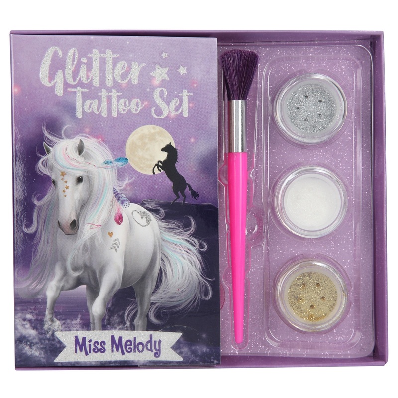 Depesche Miss Melody Glitter Tattoo Set