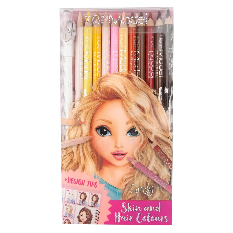 Depesche Topmodel Coloured Pencil Set (Skin and Hair Colours)