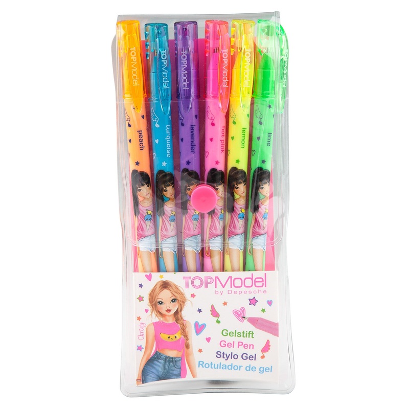 Depesche Topmodel Neon Gelpen Set 6 Colours