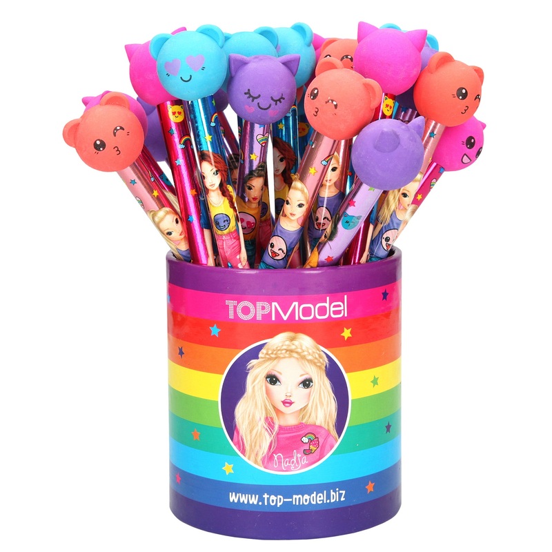 Depesche Topmodel Pencil with Eraser Topper (1pc)