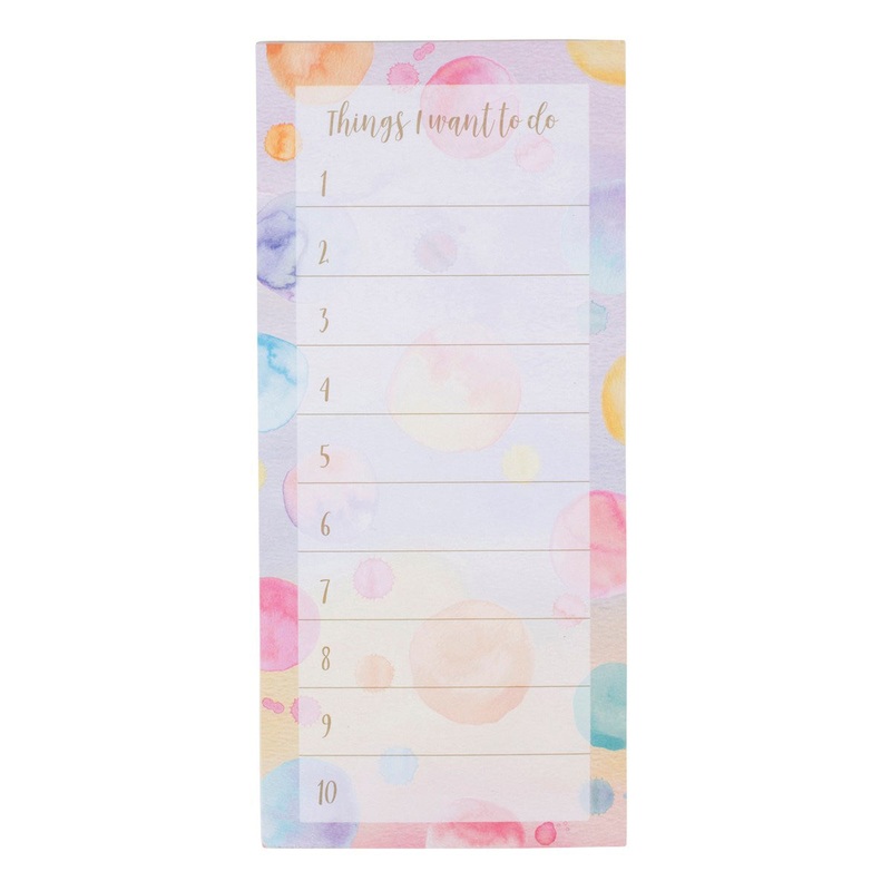 RJB Stone Paint Splash To-Do List Notepad