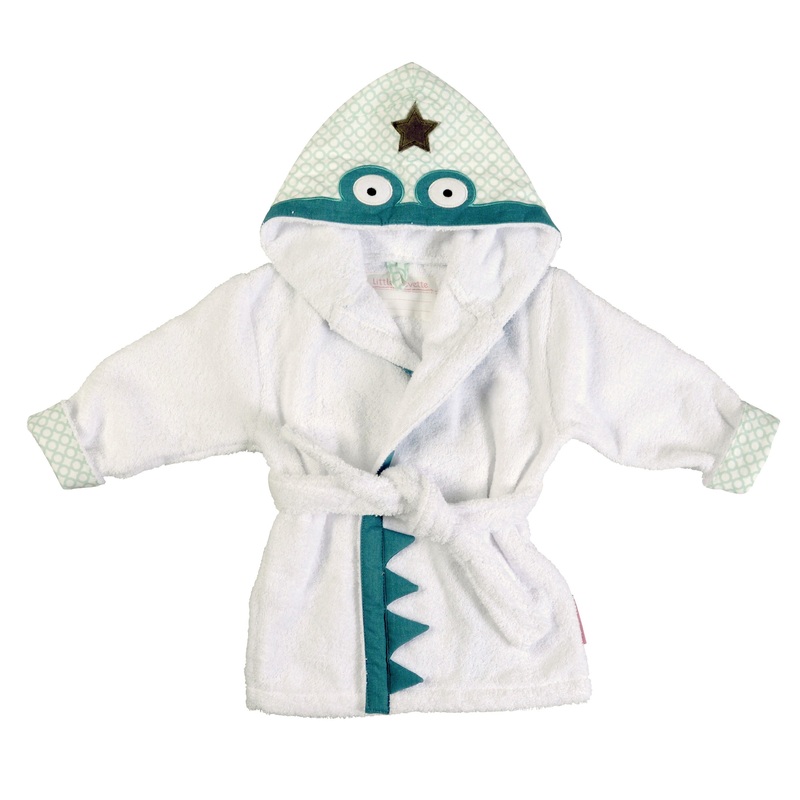 Little Crevette Bathrobe Crocodile