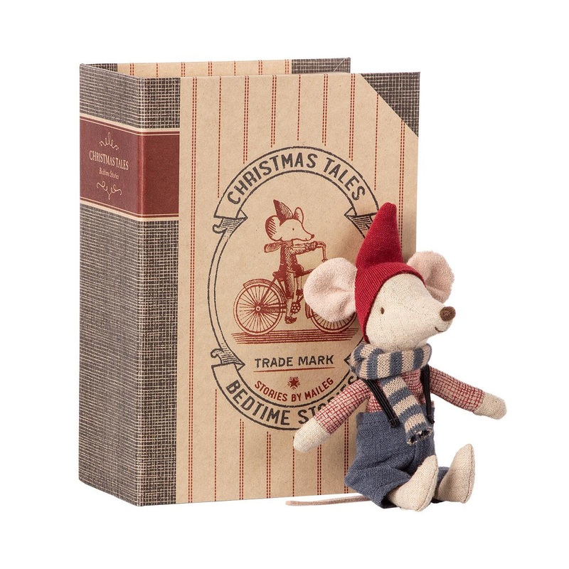 Maileg Christmas Mouse in Book - Big Brother
