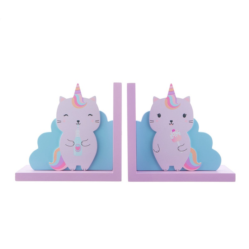 RJB Stone Luna Caticorn Bookends