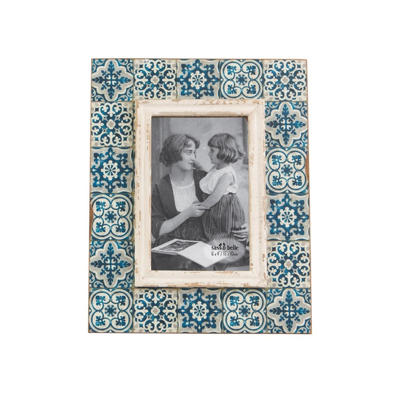 RJB Stone Mediterranean Mosaic Photo Frame
