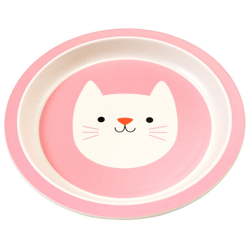 Rex Cookie The Cat Bamboo Plate