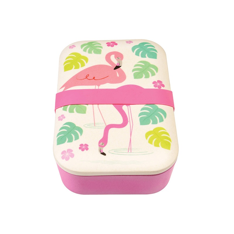 Rex Flamingo Bay Bamboo Lunch Box