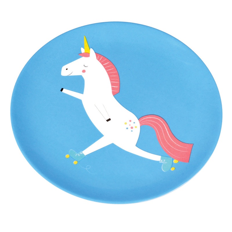 Rex Magical Unicorn Melamine Plate