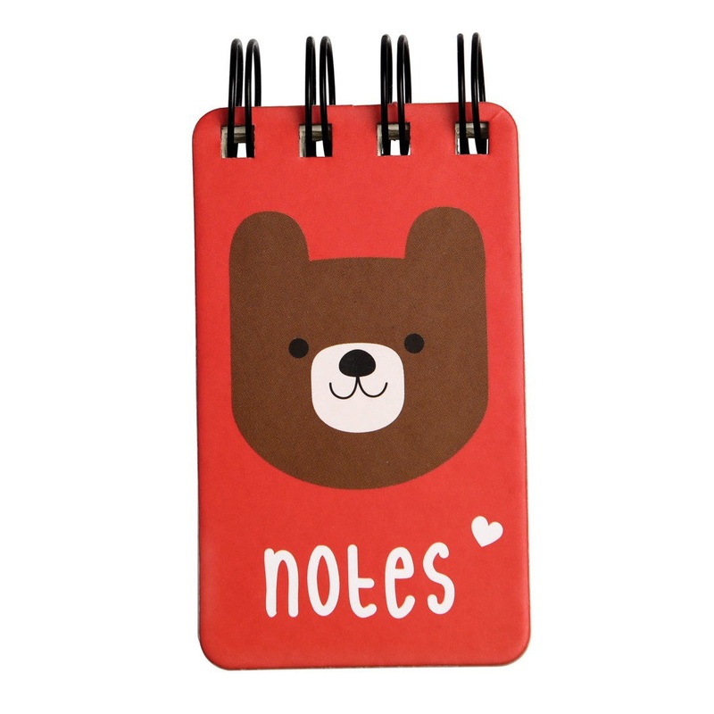 Rex Mini Bear Spiral Notebook