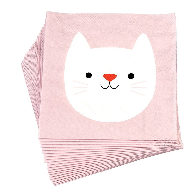 Rex Pack of 20 Cookie The Cat Paper Napkins