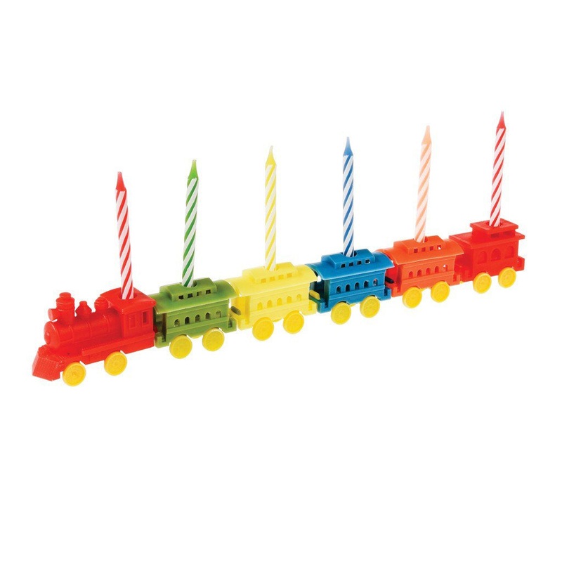 Rex Party Train Candle Holder with 6 Candles