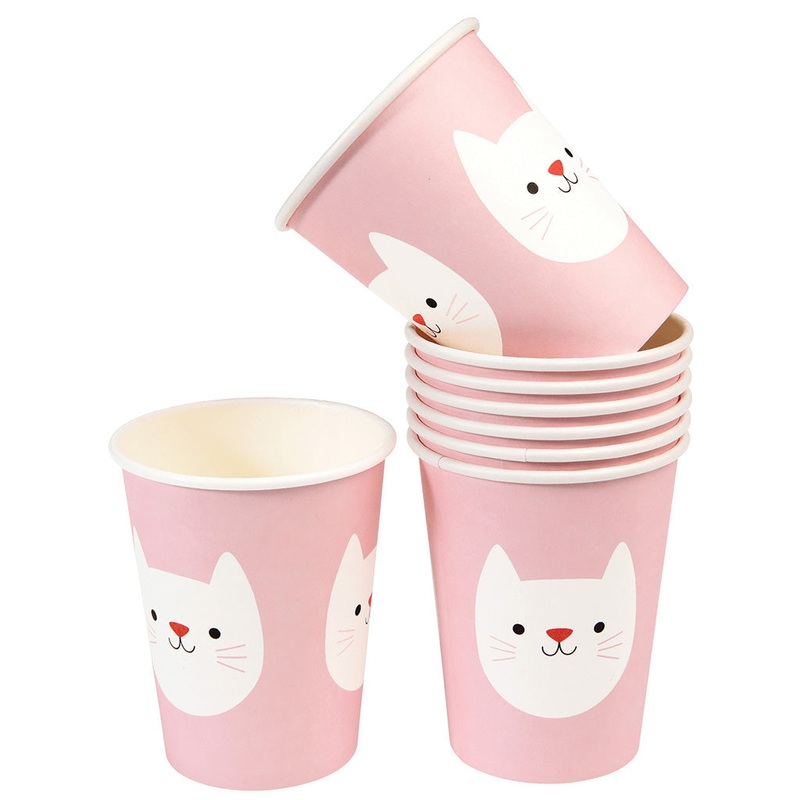 Rex Set of 8 Cookie The Cat Paper Cup