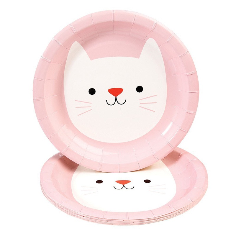 Rex Set of 8 Cookie The Cat Paper Plates