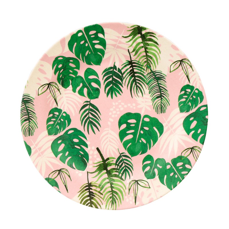 Rex Tropical Palm Bamboo Side Plate