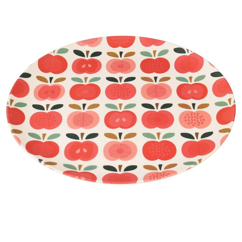 Rex Vintage Apple Large Bamboo Plate