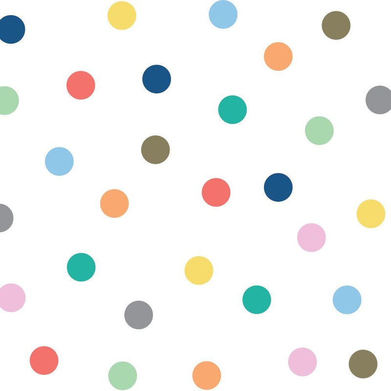 Tresxics Wall Adhesive 100 Dots Colours