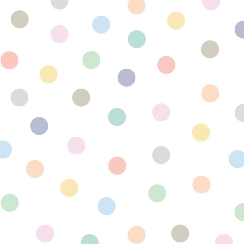 Tresxics Wall Adhesive 100 Dots Pastel