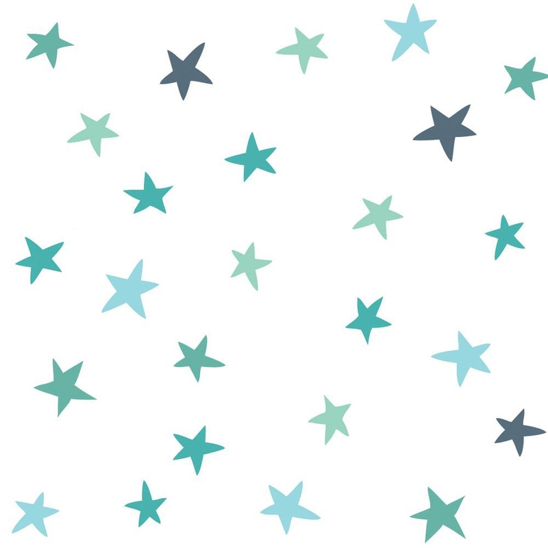 Tresxics Wall Adhesive Stars Mint