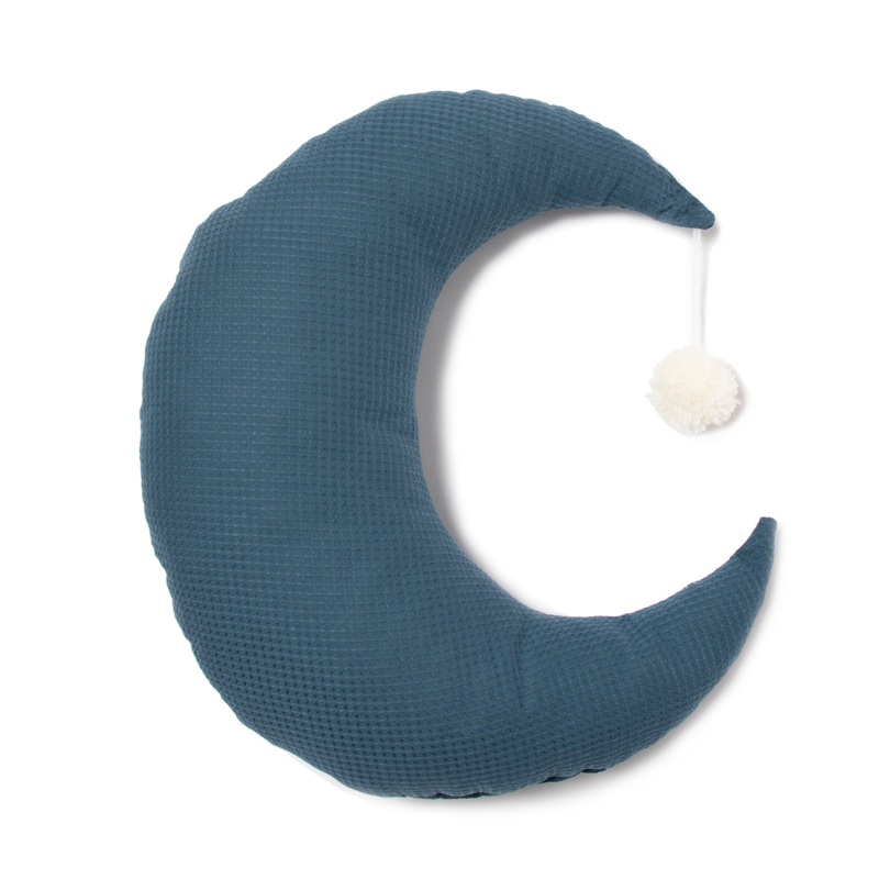 nobodinoz Moon Cushion Night Blue